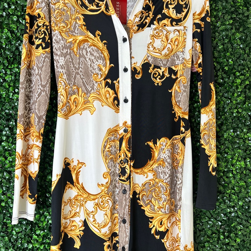 Elegant Black and Gold Women's Top